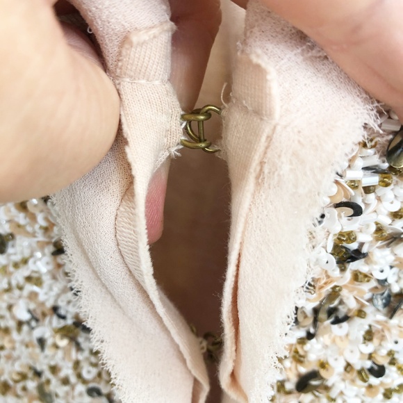 Anthroplogie Postmark Blush Paillette Cardigan - Picture 4 of 7